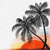 Palms and sunset - Florida holiday rentals